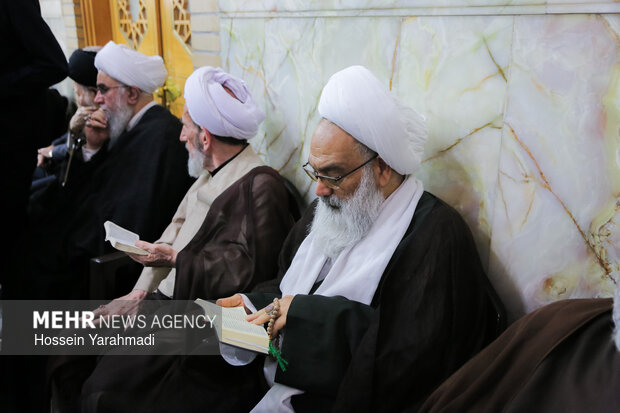 برگزاری مراسم ملی اربعین شهادت دکتر لاریجانی در قم