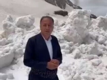 آغاز عملیات بازگشایی گردنه ته‌ته در محور سروآباد- پاوه 