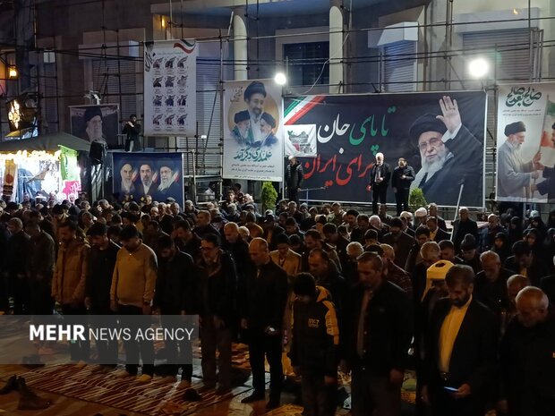 اقامه نماز استغاثه خلخالی‌ها در قرار شصت و دوم
