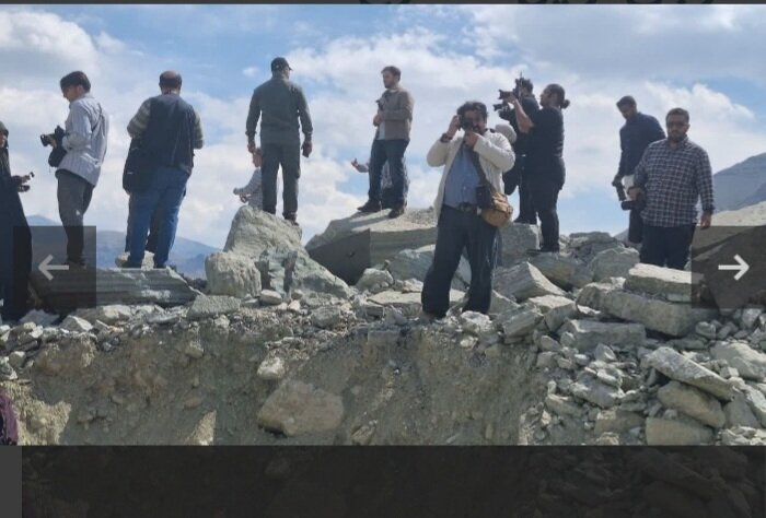 بازدید گروهی از فعالان رسانه‌ای خارجی از پل B۱ کرج