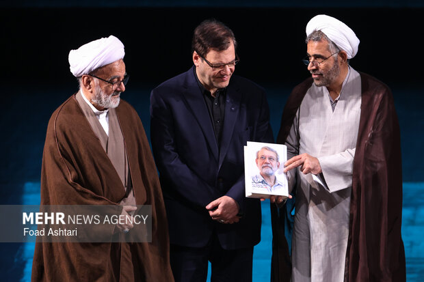 40th-day memorial service for martyred Ali Larijani in Tehran
