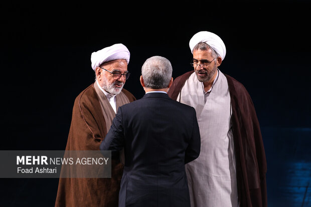 40th-day memorial service for martyred Ali Larijani in Tehran
