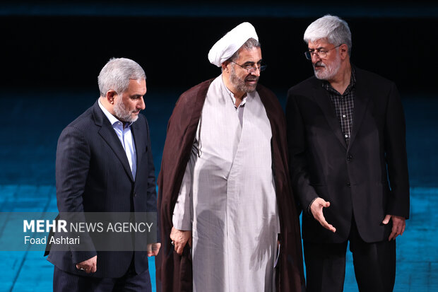 40th-day memorial service for martyred Ali Larijani in Tehran
