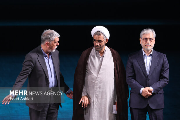40th-day memorial service for martyred Ali Larijani in Tehran
