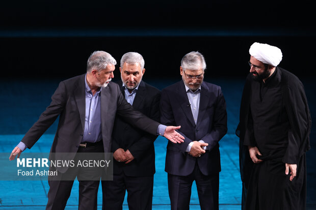 40th-day memorial service for martyred Ali Larijani in Tehran
