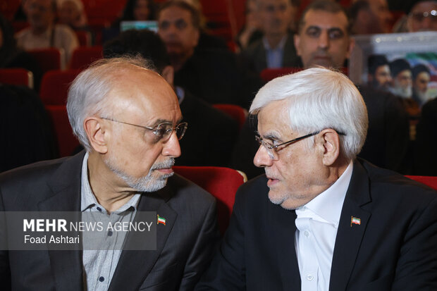 40th-day memorial service for martyred Ali Larijani in Tehran
