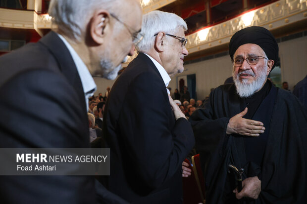 40th-day memorial service for martyred Ali Larijani in Tehran
