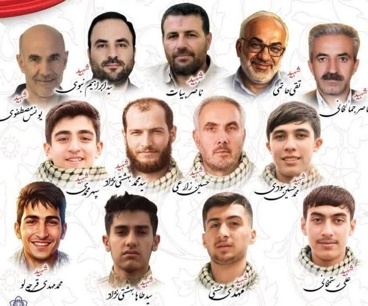 اسامی و تصاویر شهدای عملیات خنثی سازی مهمات عمل نکرده در زنجان