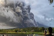 VIDEO: Thick ash blanketed sky over Philippines