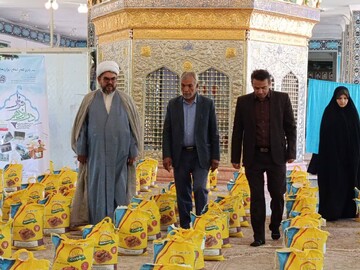 ۱۰۴ کیسه برنج بین نیازمندان در بیرجند توزیع می شود