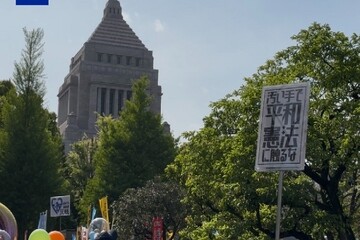VIDEO: 50k people join a peace rally in Tokyo, Japan