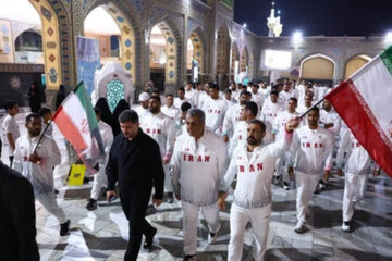 ملی‌پوشان هندبال ساحلی مهمان امام رضا(ع)