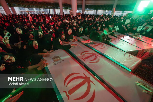 وداع با ۱۴ شهید گردان تخریب استان زنجان