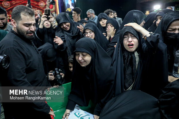 مراسم وداع با پیکر مطهر شهید سید علی موسوی هوایی