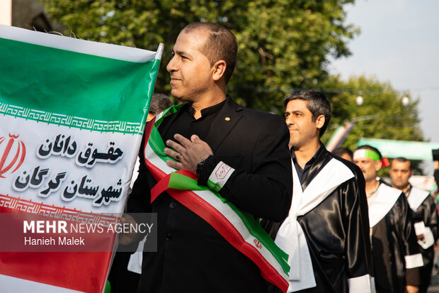 نمایش اقتدار جان فدا در گرگان