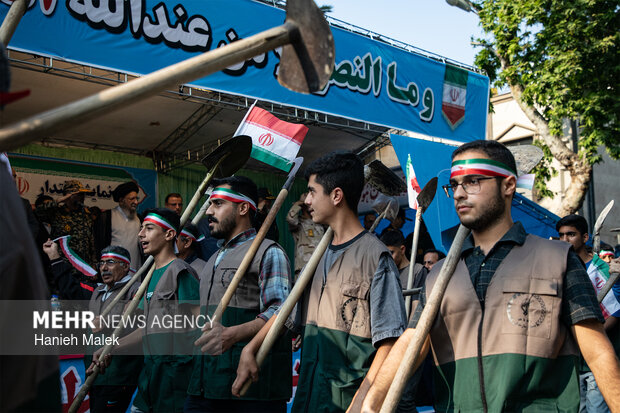 نمایش اقتدار جان فدا در گرگان