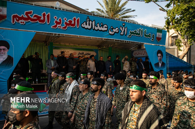 نمایش اقتدار جان فدا در گرگان