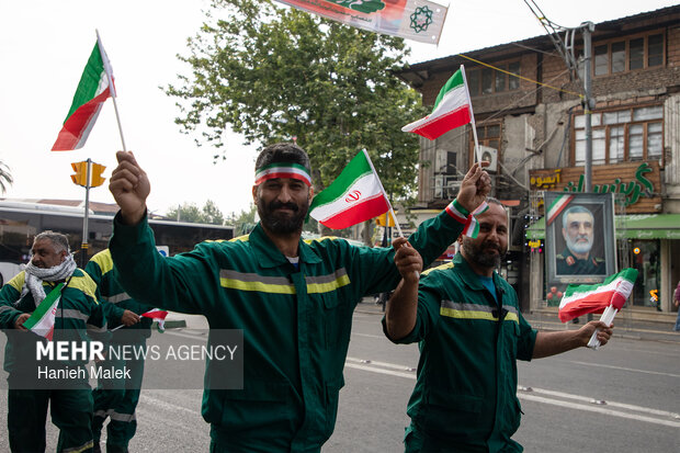 نمایش اقتدار جان فدا در گرگان