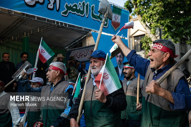 نمایش اقتدار جان فدا در گرگان