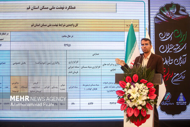 زنجیرانی: پروژه‌های نهضت ملی مسکن قم به بیش از ۸۵ درصد پیشرفت رسیدند