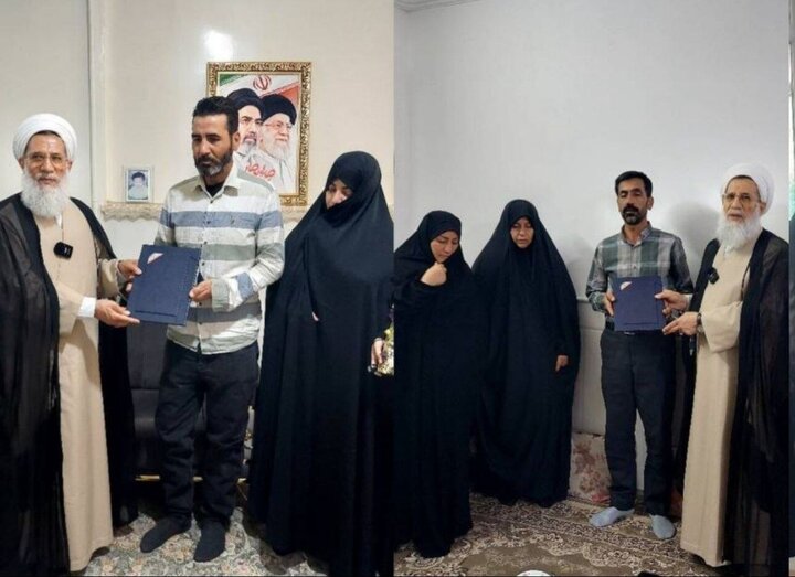 دیدار رئیس سازمان عقیدتی سیاسی ارتش با خانواده شهدای جنگ رمضان در قم
