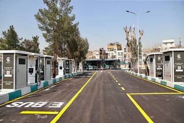 بهره‌برداری از ایستگاه شارژ برقی «هنگام جنوبی» در ایستگاه شادمان