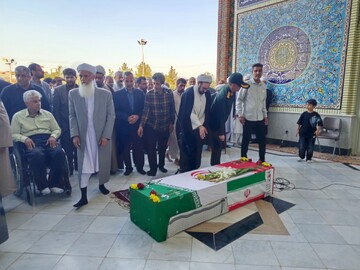 تشییع پیکر جانباز شهید «موسی پیدایی» در خواف