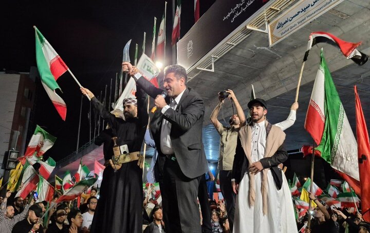 حضور مجاهدان یمنی در تجمع مردم قم