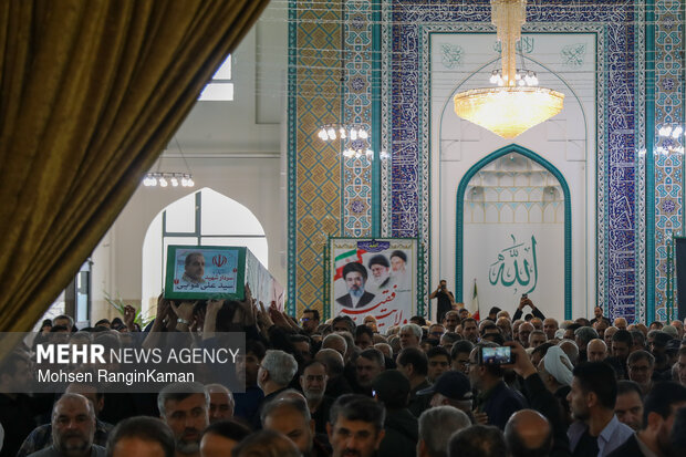 تشییع پیکر مطهر سردار شهید سید علی موسوی هوایی