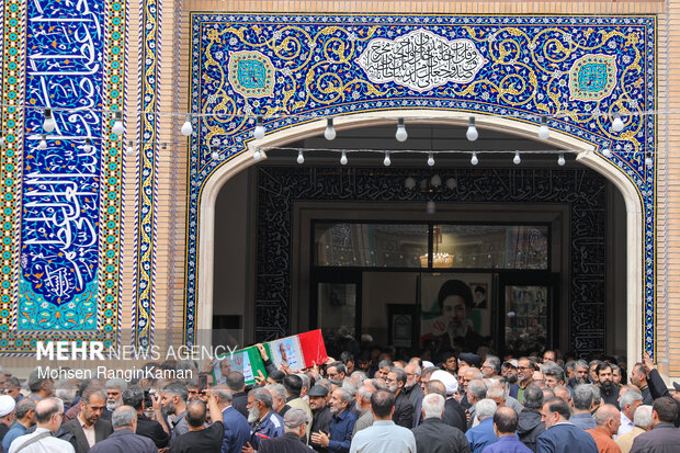 تشییع پیکر مطهر سردار شهید سید علی موسوی هوایی