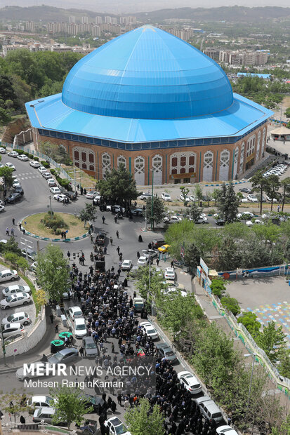 تشییع پیکر مطهر سردار شهید سید علی موسوی هوایی