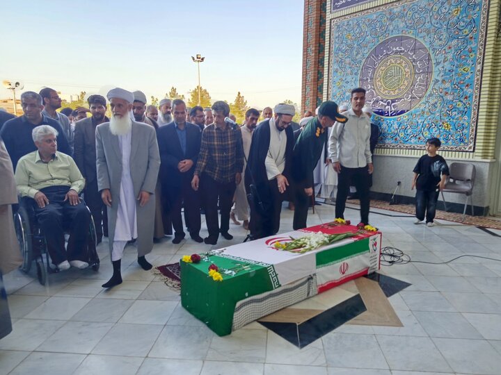 تشییع پیکر جانباز شهید «موسی پیدایی» در خواف