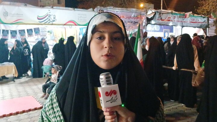 پیام دختران دیار گروس به دشمنان انقلاب