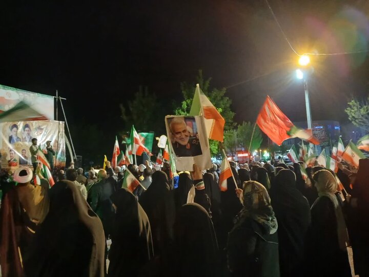 میدان‌داری مردم فراهان در شب‌های حماسه و مقاومت