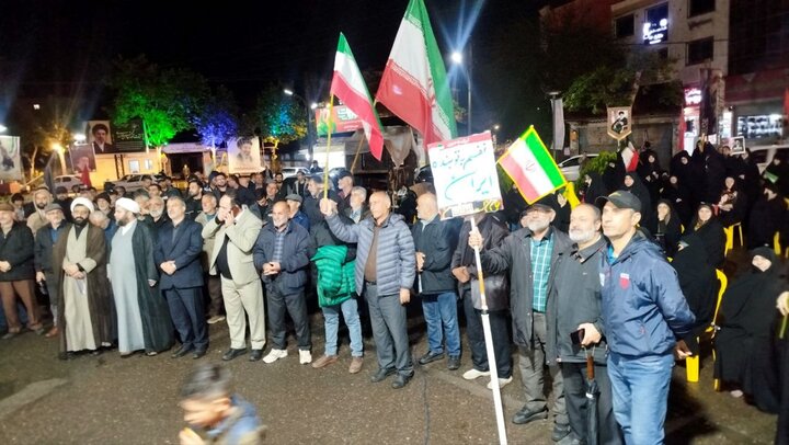 گزارش میدانی خبرنگار مهر از شصت و ششمین  قرار شبانه مردم بندر کیاشهر