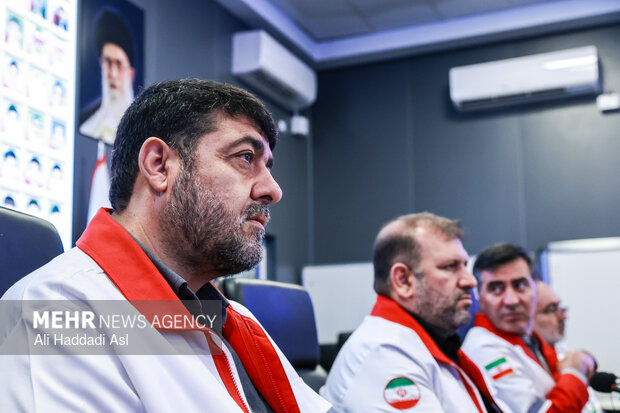 نشست خبری رئیس جمعیت هلال احمر