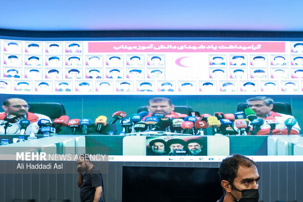 نشست خبری رئیس جمعیت هلال احمر