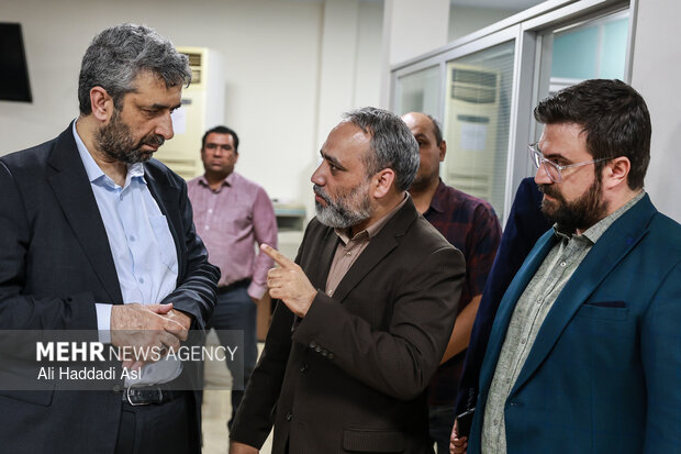 بازدید معاون ارتباطات و اطلاع رسانی دفتر رئیس جمهور از گروه رسانه ای مهر