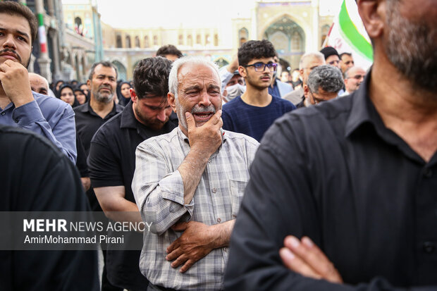 تشییع شهید گرایی در قم