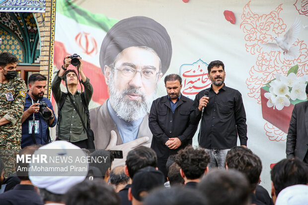تشییع شهید گرایی در قم