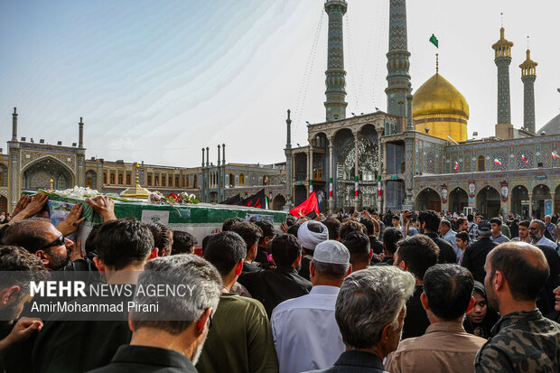 تشییع شهید گرایی در قم