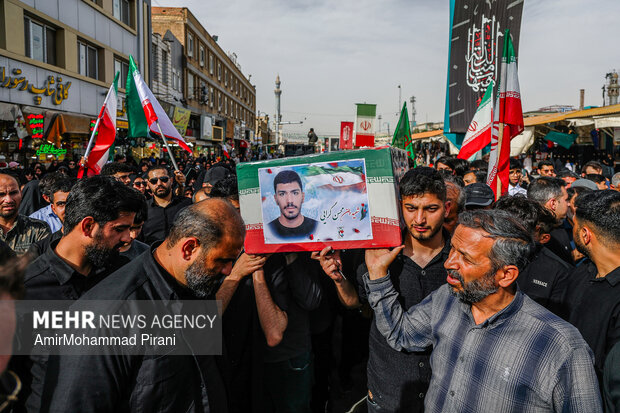 تشییع شهید گرایی در قم