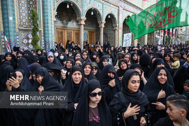 تشییع شهید گرایی در قم