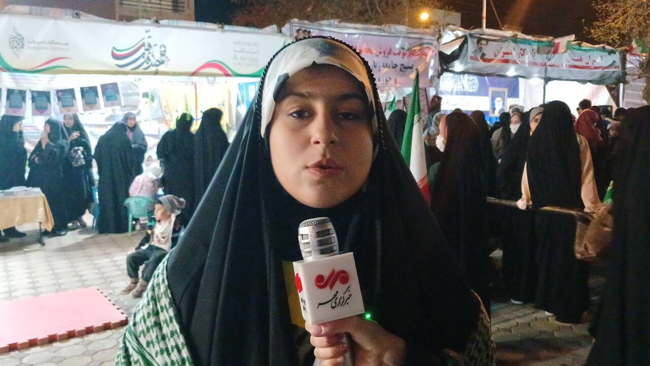 پیام دختران دیار گروس به دشمنان انقلاب