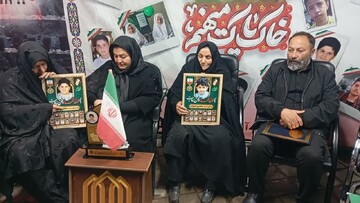 گرامیداشت یاد ماهان و ماهور در موکب «فرشتگان آسمانی» ائل‌گلی تبریز