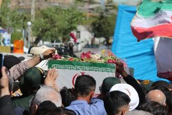تشییع پیکر شهید «شهاب امیدی» در مرودشت