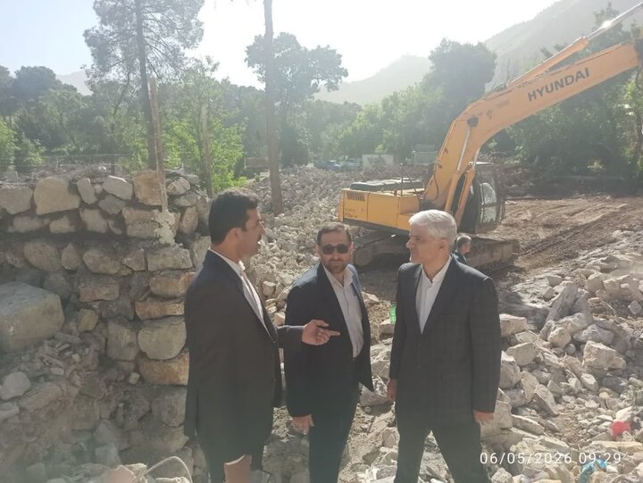 بازسازی فضای پیرامون قلعه تاریخی «فلک‌الافلاک»