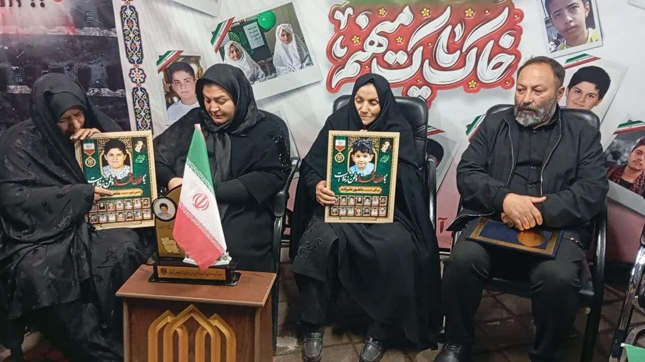 گرامیداشت یاد ماهان و ماهور در موکب «فرشتگان آسمانی» ائل‌گلی تبریز