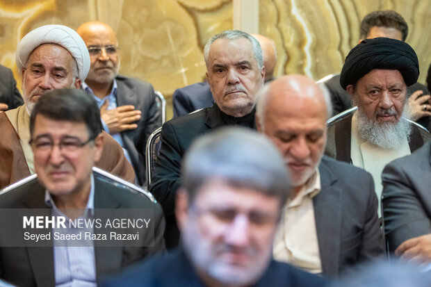 مراسم گرامیداشت شهید علی لاریجانی و فرزندش شهید مرتضی لاریجانی