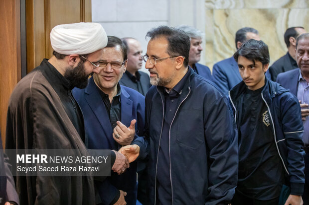 مراسم گرامیداشت شهید علی لاریجانی و فرزندش شهید مرتضی لاریجانی